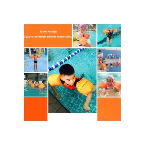 Justcheapstore1 Şişme Yüzme Kolluğu Her Yaşa Uygun resmi