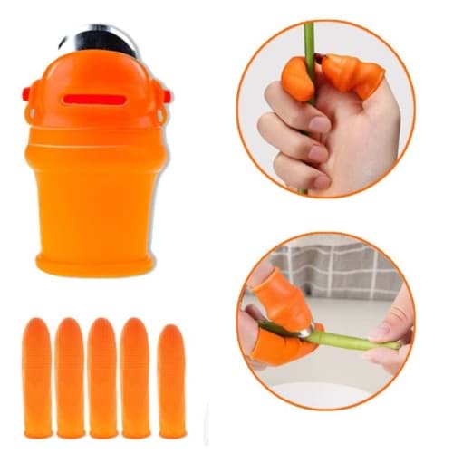 Justcheapstore Baş Parmak Sebze Ayıklayıcı Set Kadın resmi