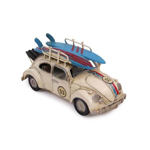 El Yapımı Dekoratif  Metal Araba resmi