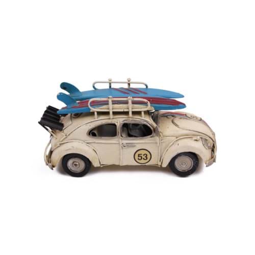 El Yapımı Dekoratif  Metal Araba resmi