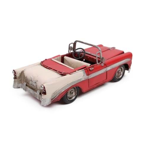 Justcheapstore El Yapımı Cabriolet Metal Araba resmi