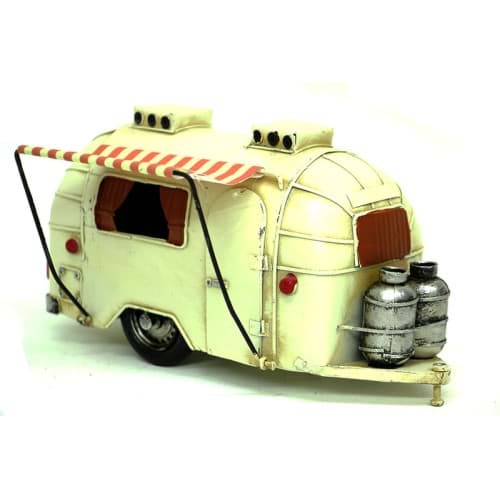 Justcheapstore El Yapımı Çekme Karavan Maketi resmi