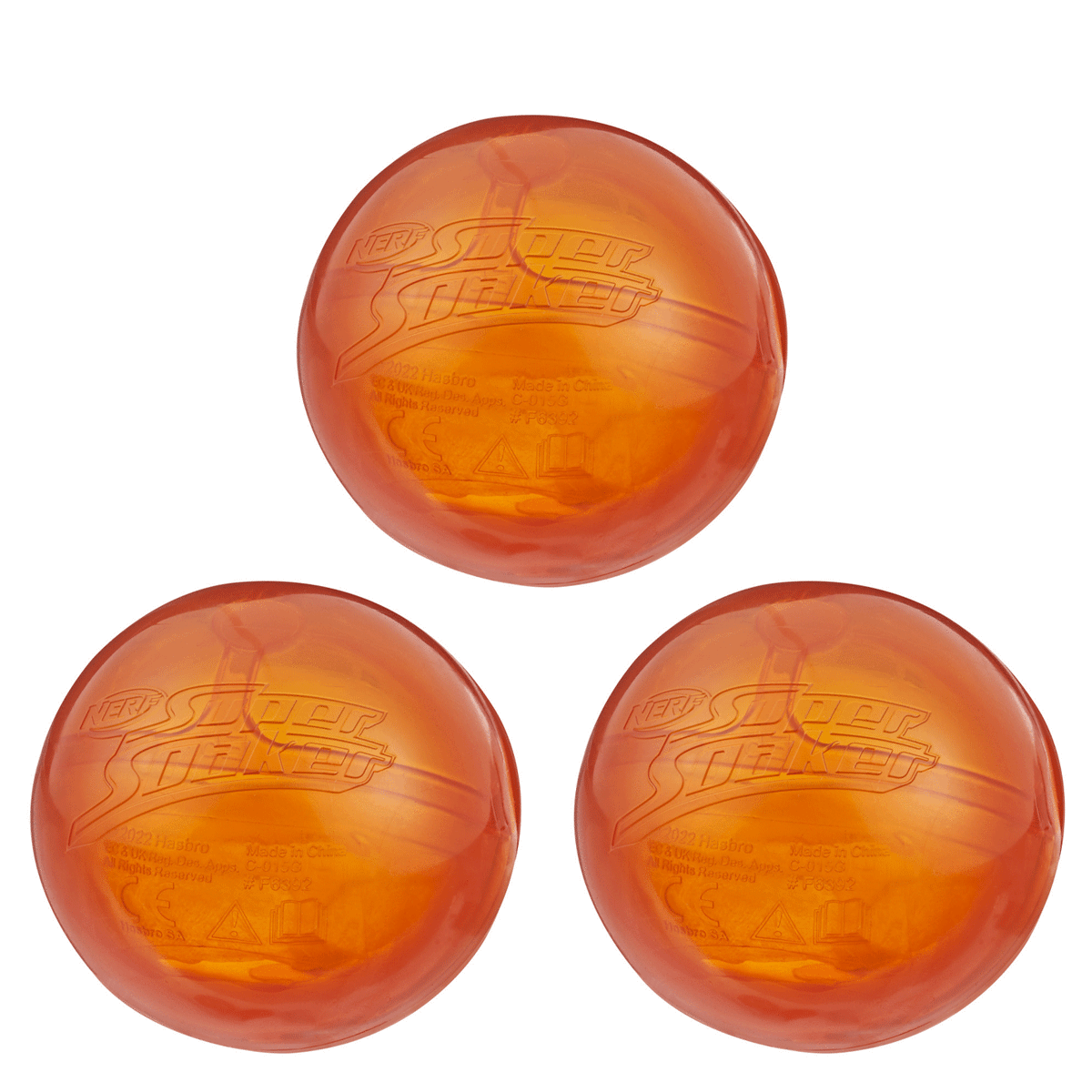 F6392 Nerf Super Soaker Hydro Balls 3lü +6 yaş resmi