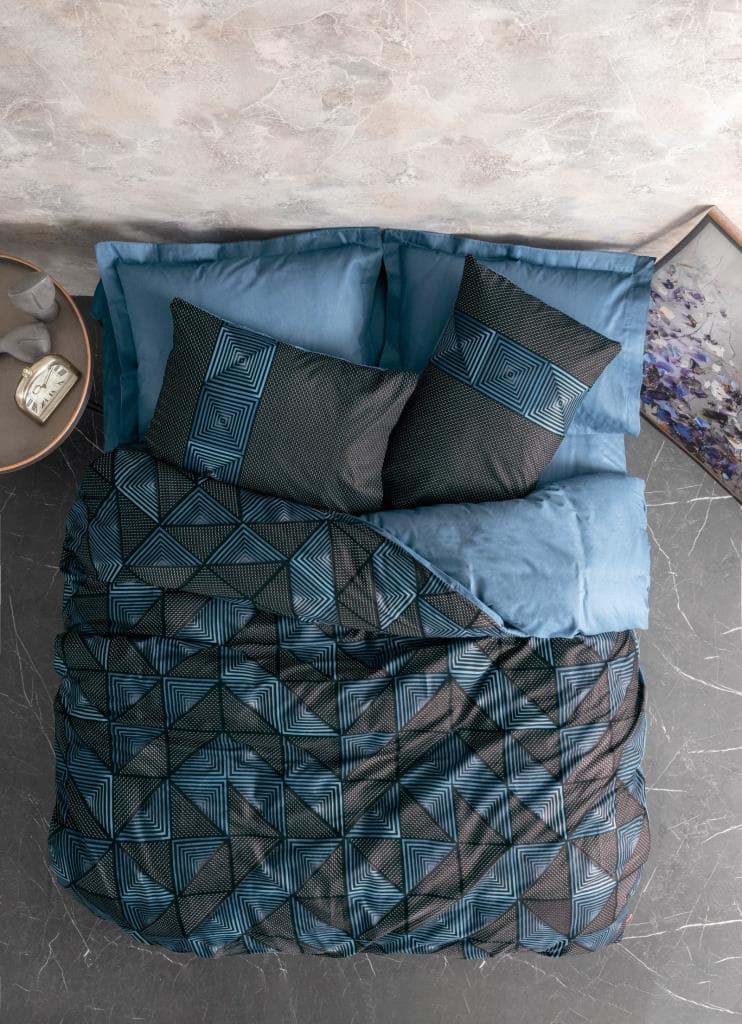 Cotton Box Dark Çift Kişilik Nevresim Takımı Armor Siyah resmi