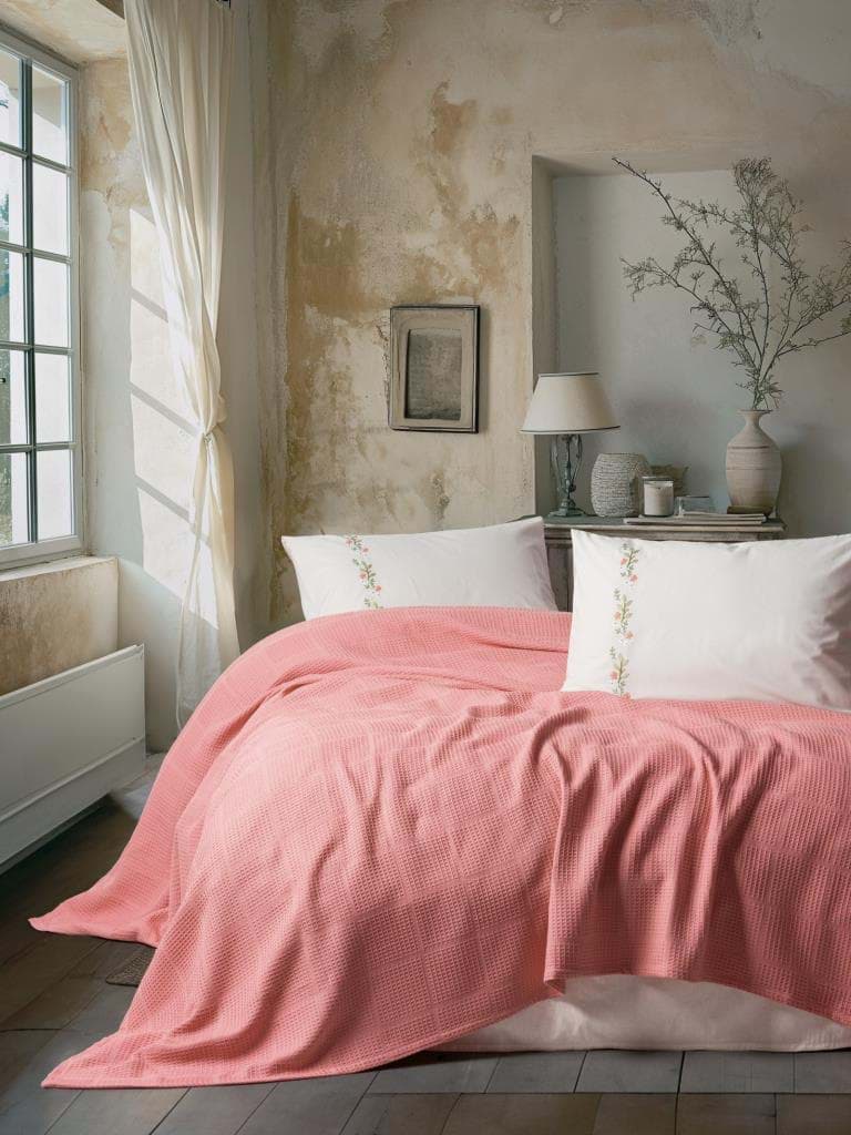 Cotton Box Çift Kişilik Pike Takımı Spin Joyce Mercan resmi