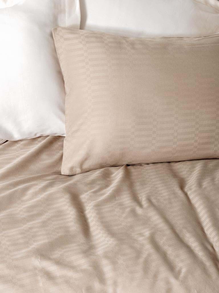 Picture of Cotton Box Double Smart Bamboo Satin Duvet Cover Set beige