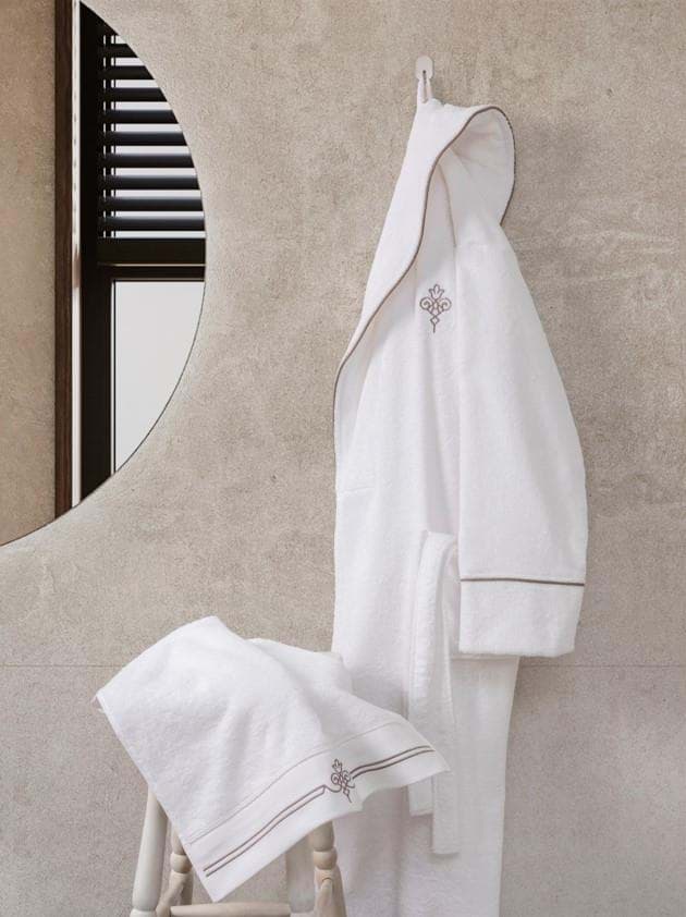 Picture of Cotton Box Classic Bathrobe Set Güher M-L Woman