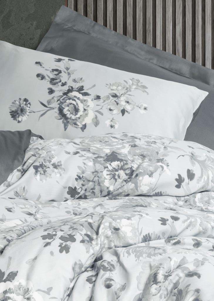 Cotton Box Moale Gri Saten Nevresim Takımı Çift Kişilik resmi