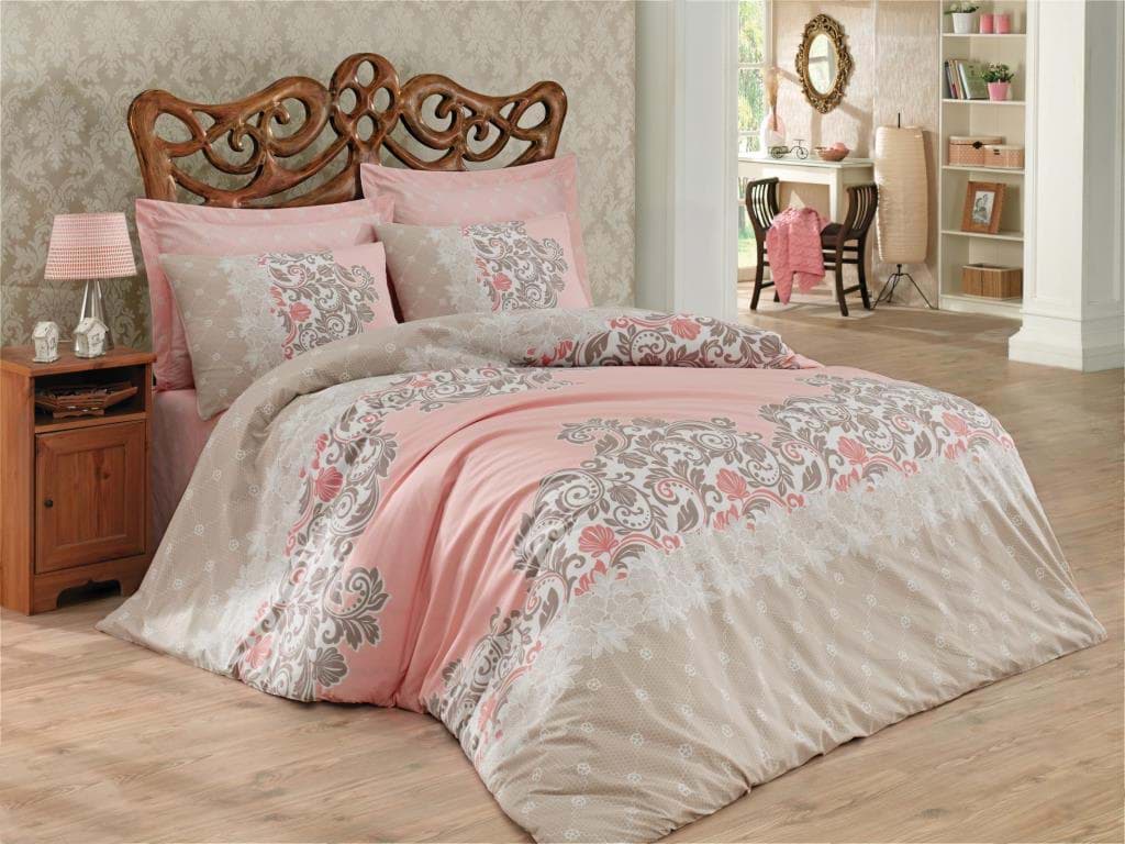 Cotton Box Megan Bej Tek Kişilik Nevresim Takımı resmi