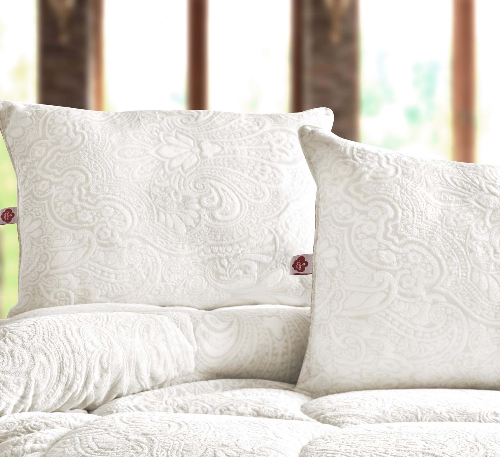 Cotton Box Posh Çift Kişilik Yorgan Krem resmi