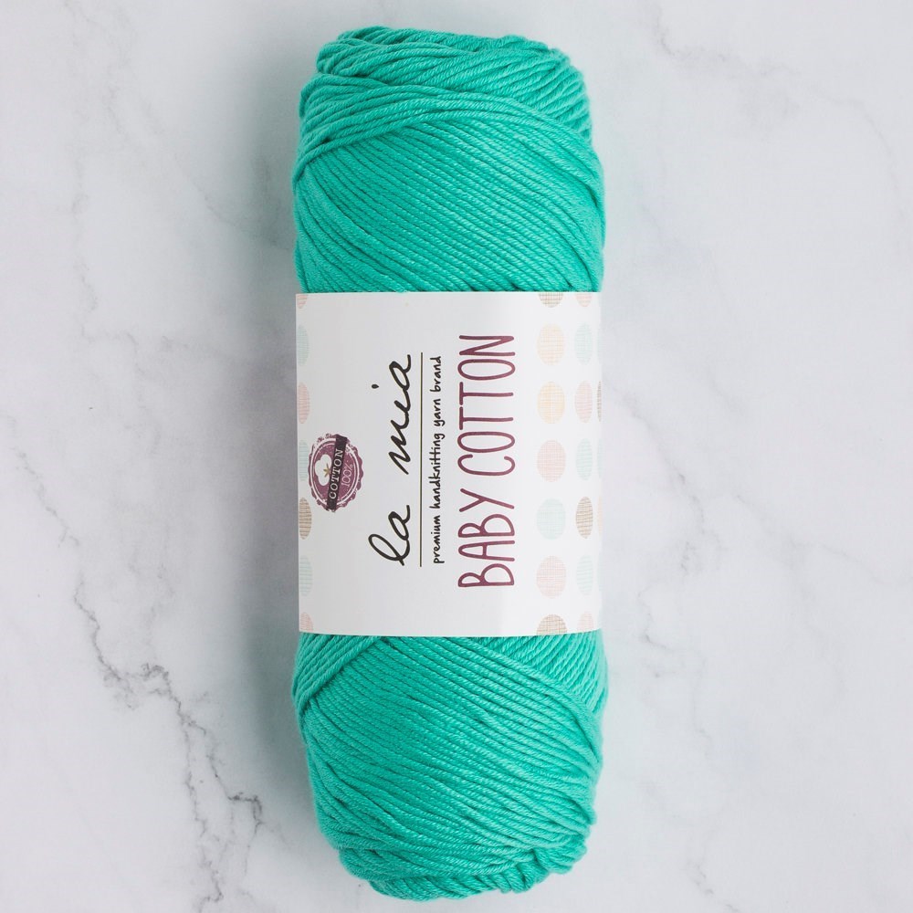 La Mia Baby Cotton Yeşil El Örgü İpi - L044 - 33653 resmi