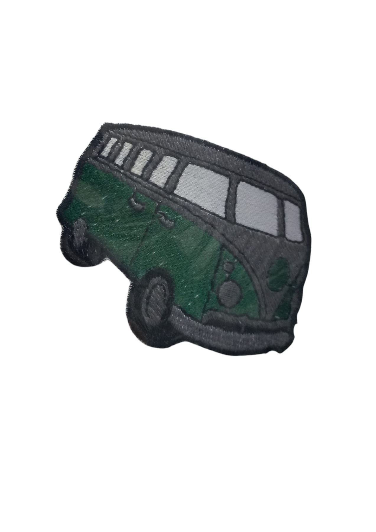 Aplike Ütü İle Yapışan Otobüs Yeşil Arma 14x2,5 cm resmi