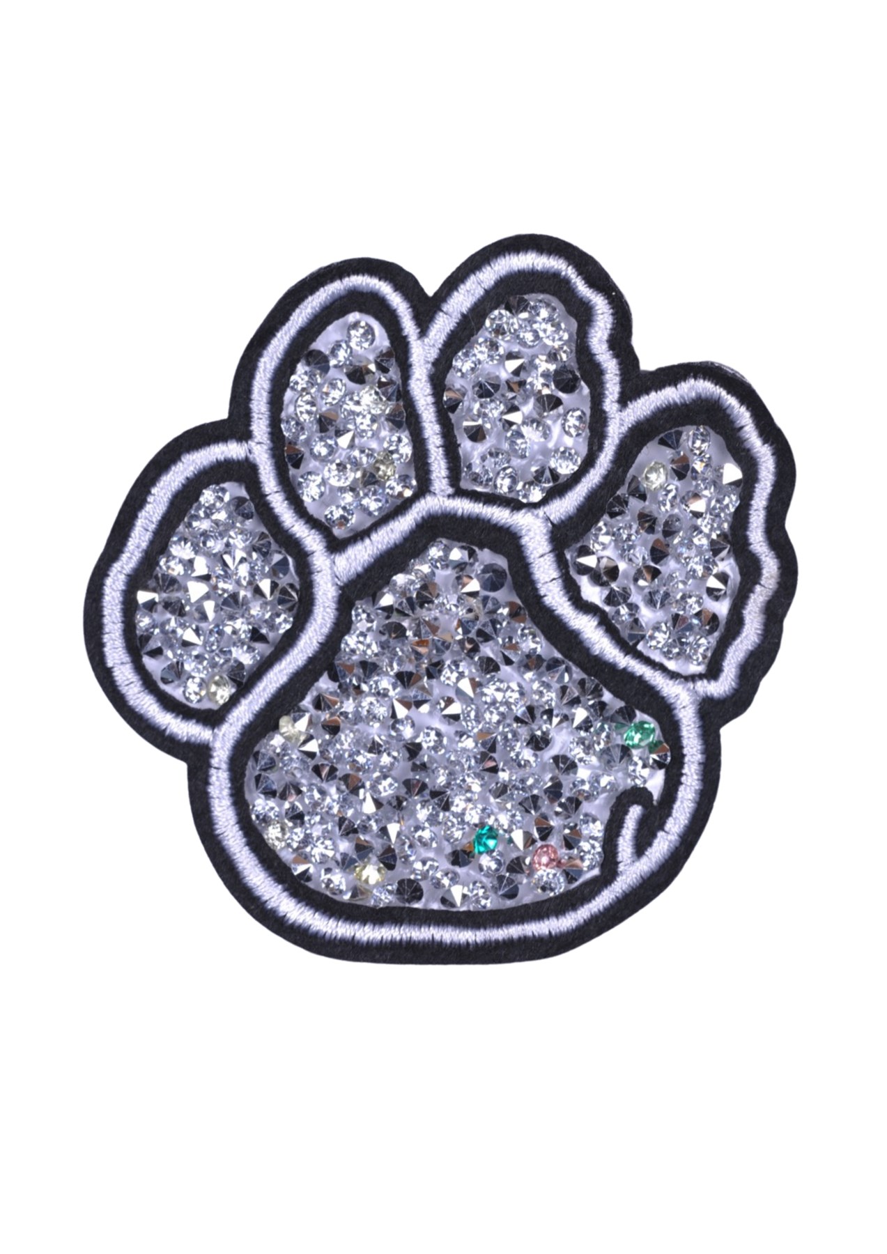 Aplike Ütü İle Yapışan Taşlı Pati Arma 5 cm resmi