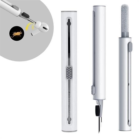 Turkish E Market®  Çok Amaçlı Yumuşak Fırçalı Kablosuz Kulaklıklar İçin Kulaklık Temizleme Kiti resmi