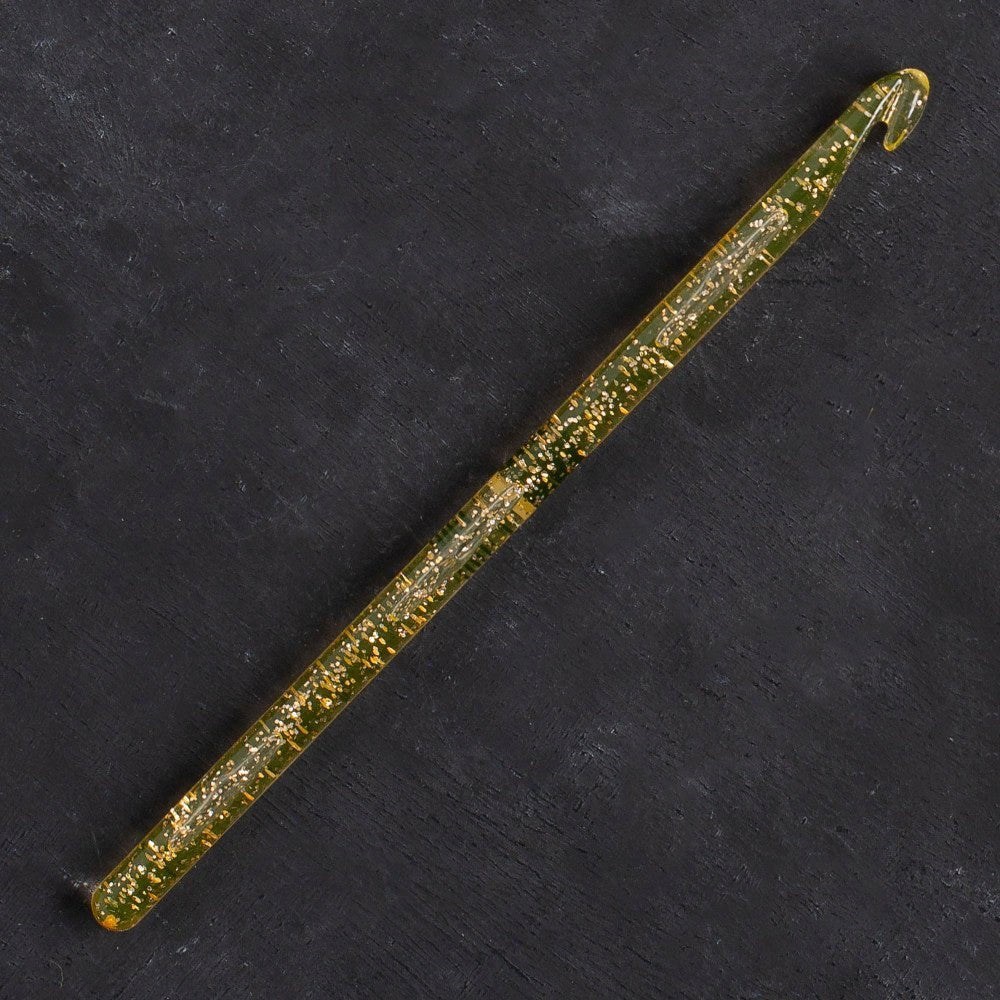 Addi Champagner 7mm 15cm Plastik Simli Yün Tığ - 4 resmi