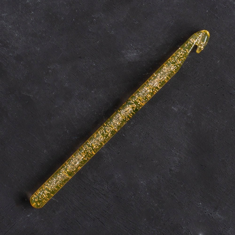 Addi Champagner 9mm 15cm Plastik Simli Yün Tığ - 4 resmi