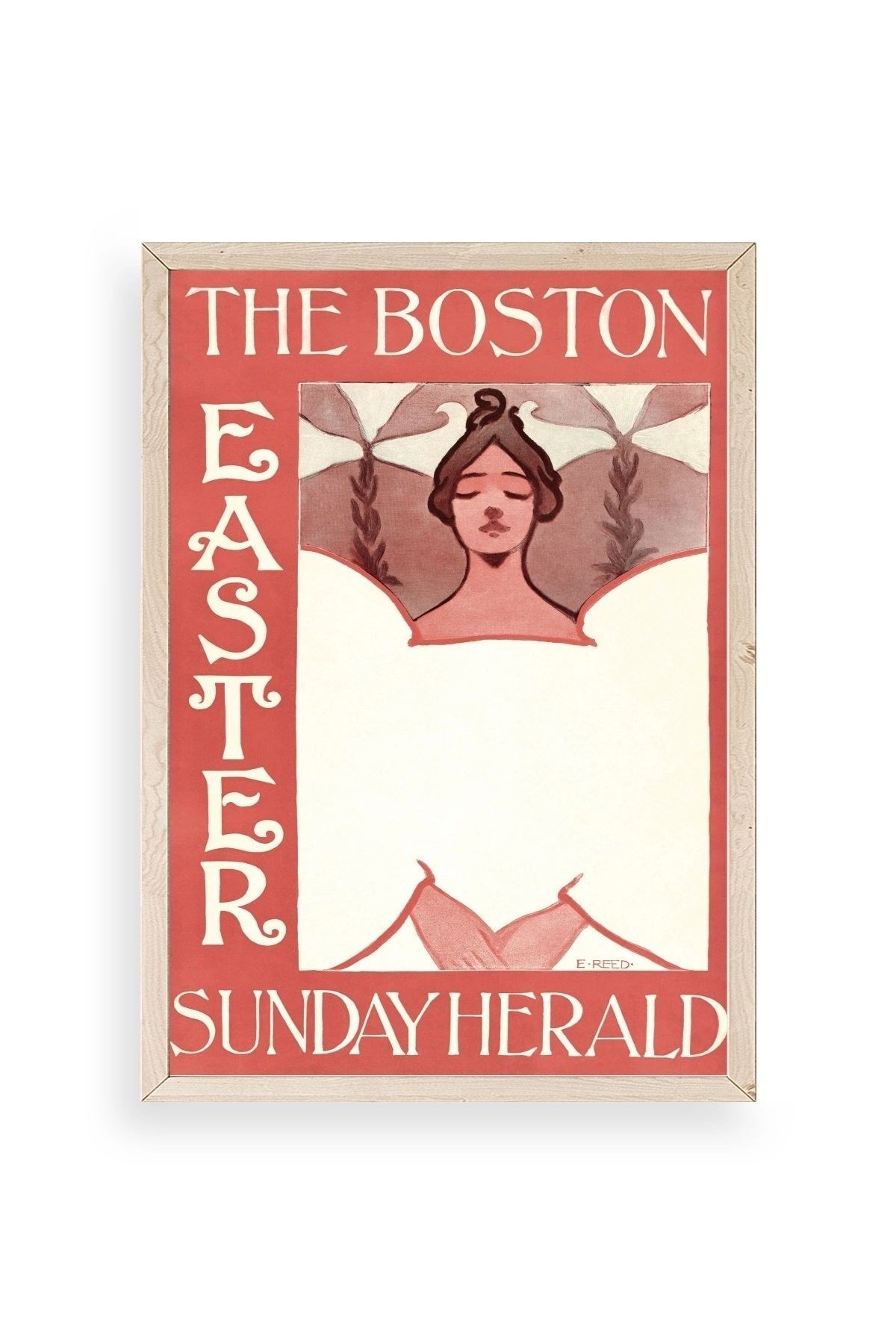 E. Reed Ahşap Çerçeveli Tablo resmi