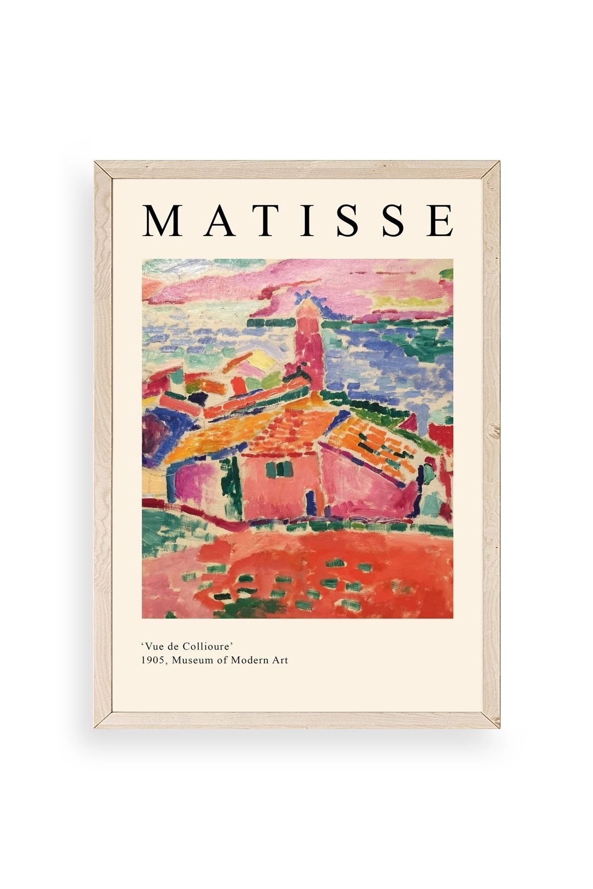 Henri Matisse Ahşap Çerçeveli Tablo resmi