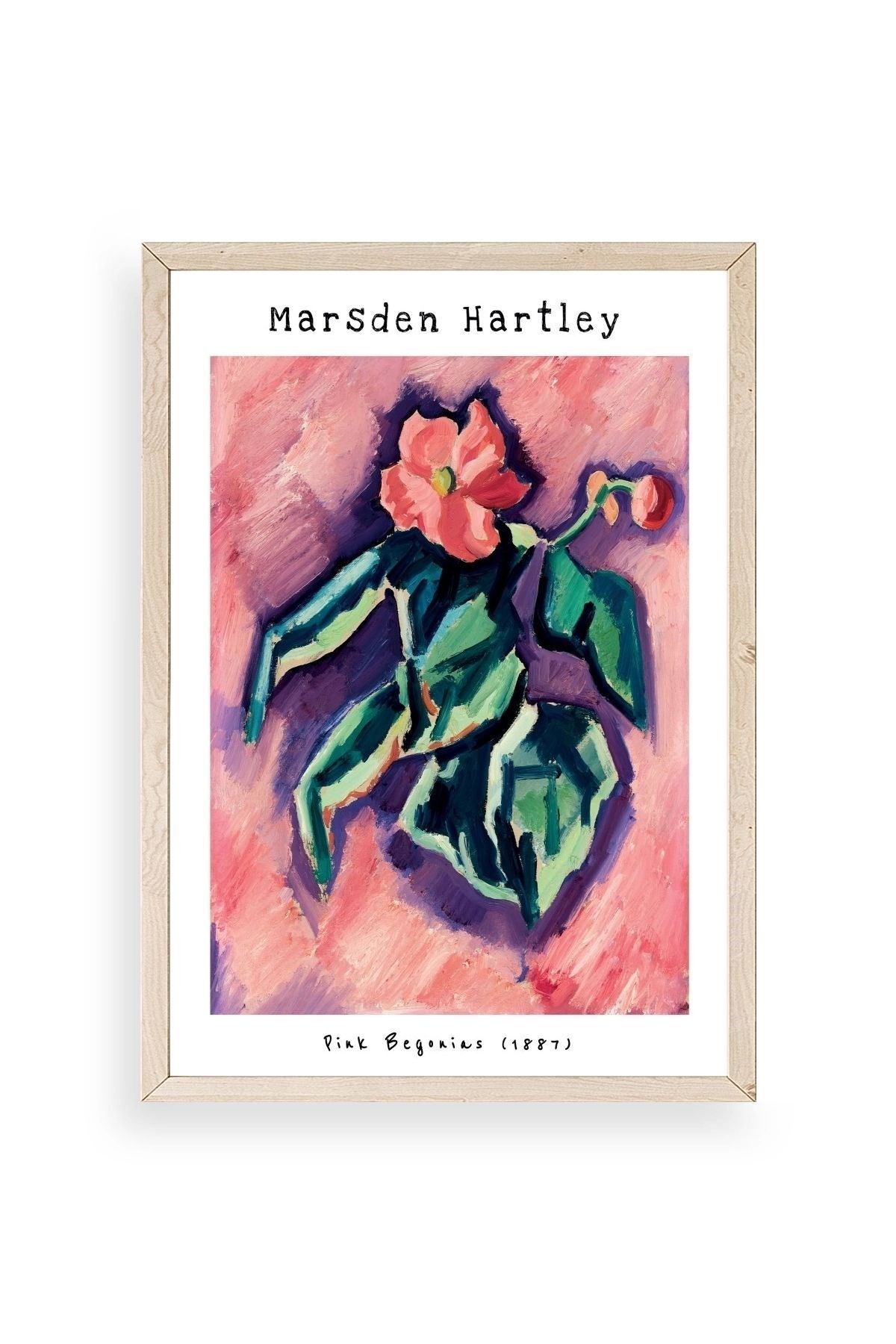 Marsden Hartley Ahşap Çerçeveli Tablo resmi