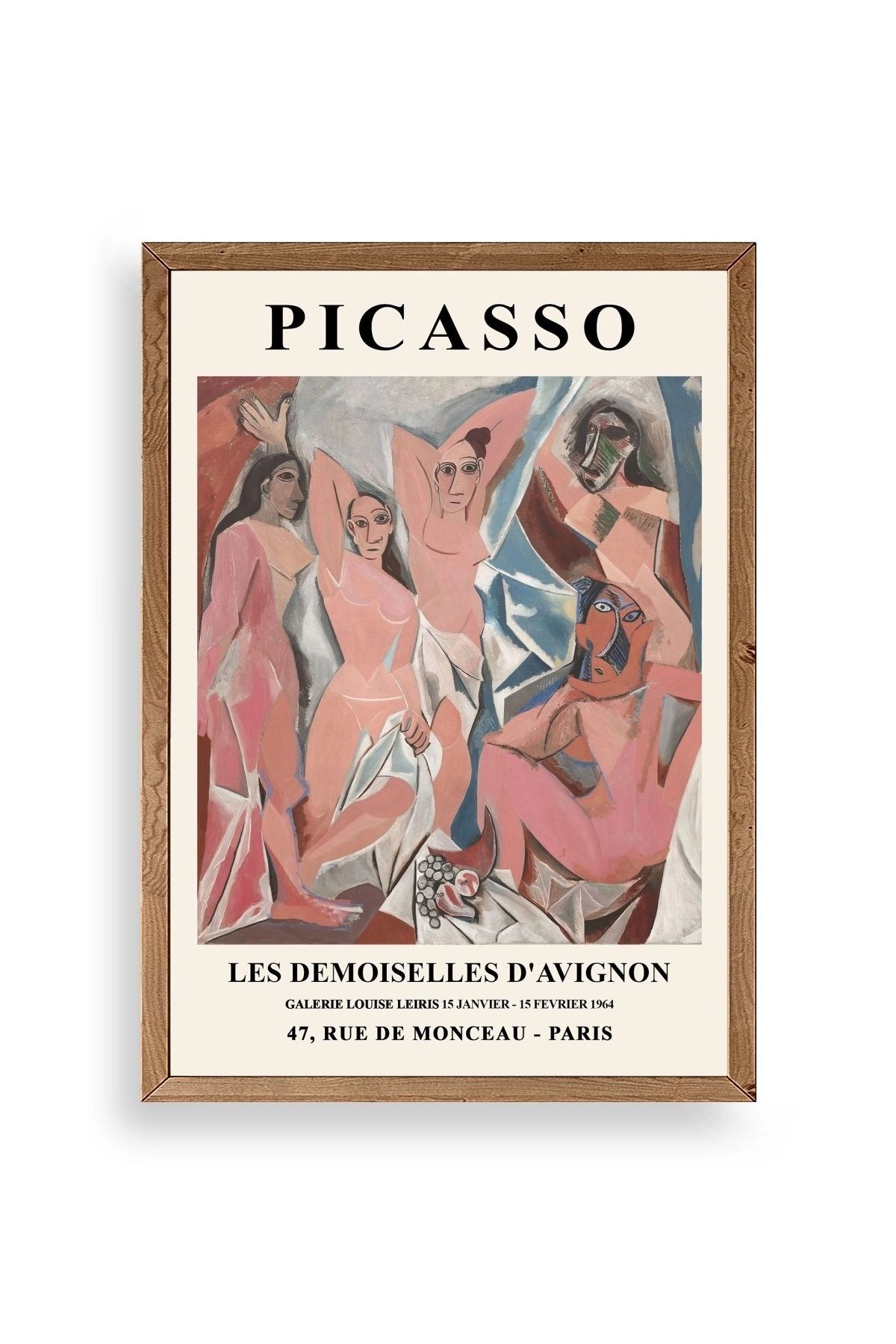 Picasso Ahşap Çerçeveli Tablo resmi