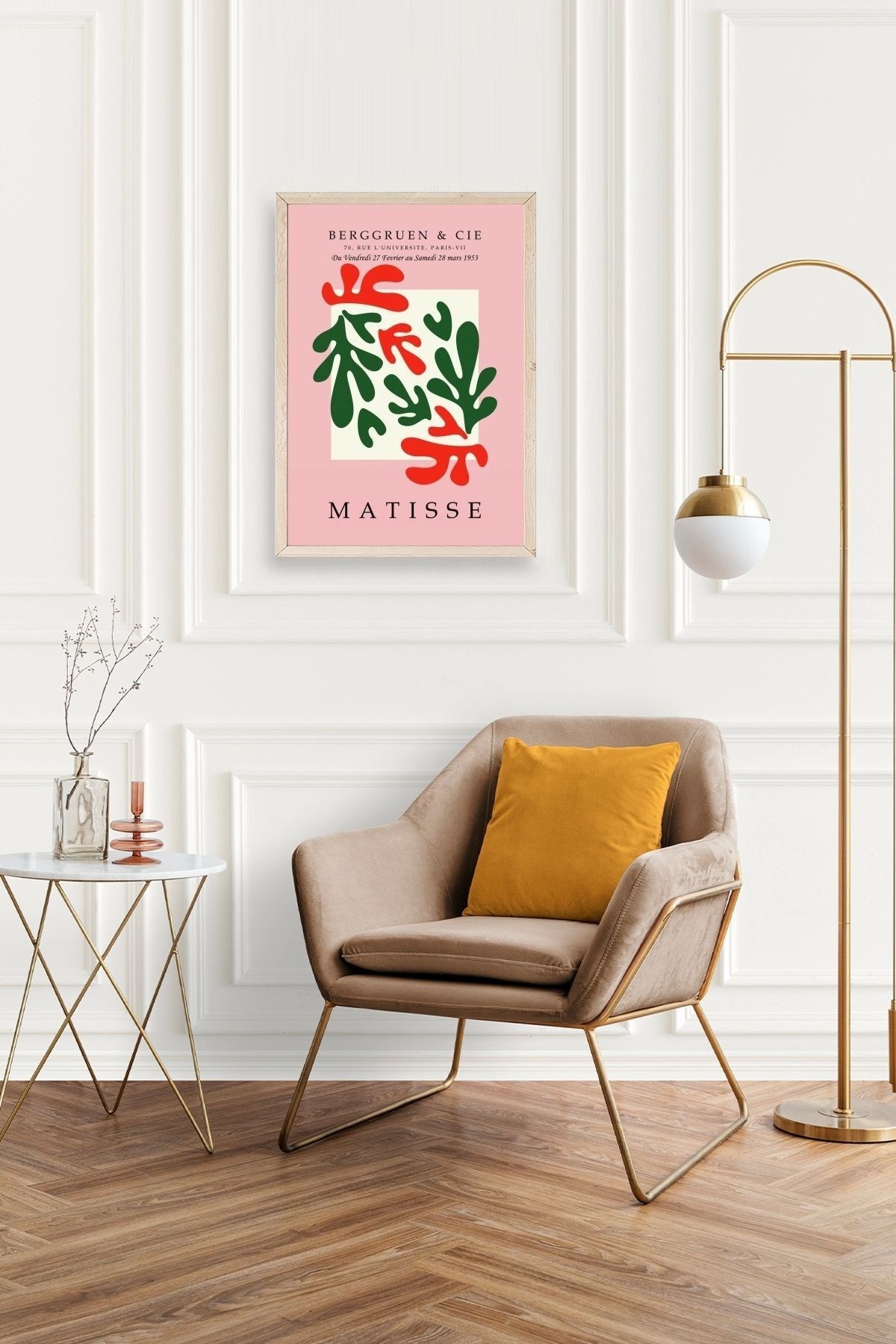 Modern Ahşap Çerçeveli Tablo resmi