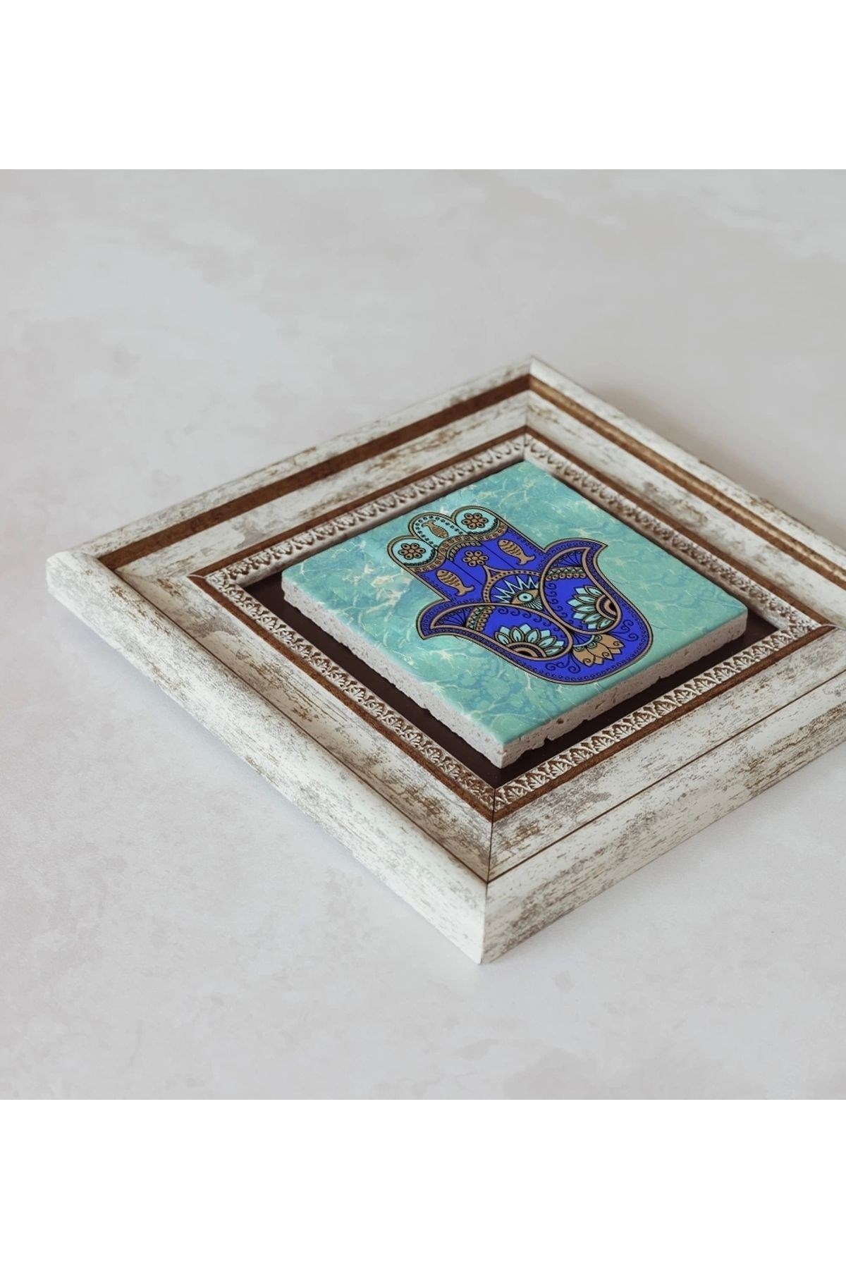 Fatma Ana Eli Çerçeveli Taş Tablo , Çerçeveli Taş Duvar Dekoru resmi