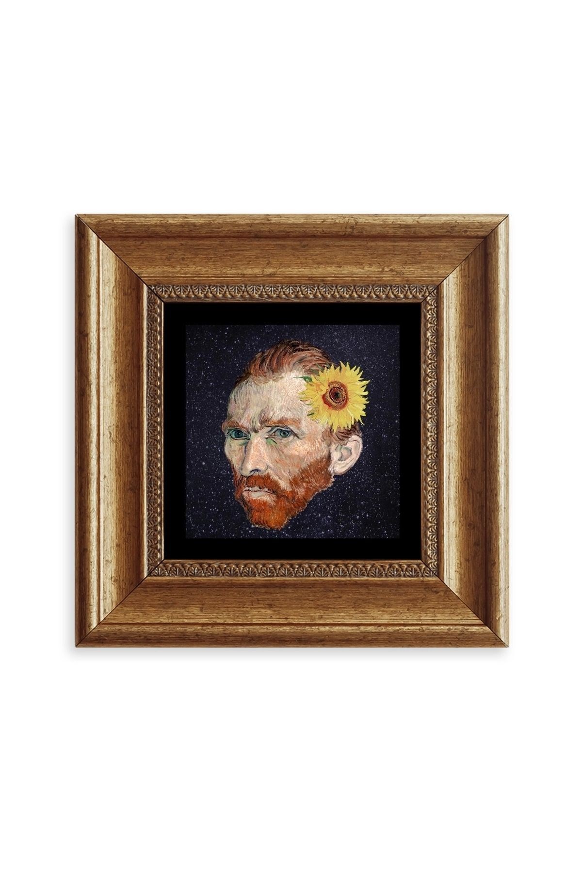 Van Gogh Çerçeveli Taş Tablo resmi