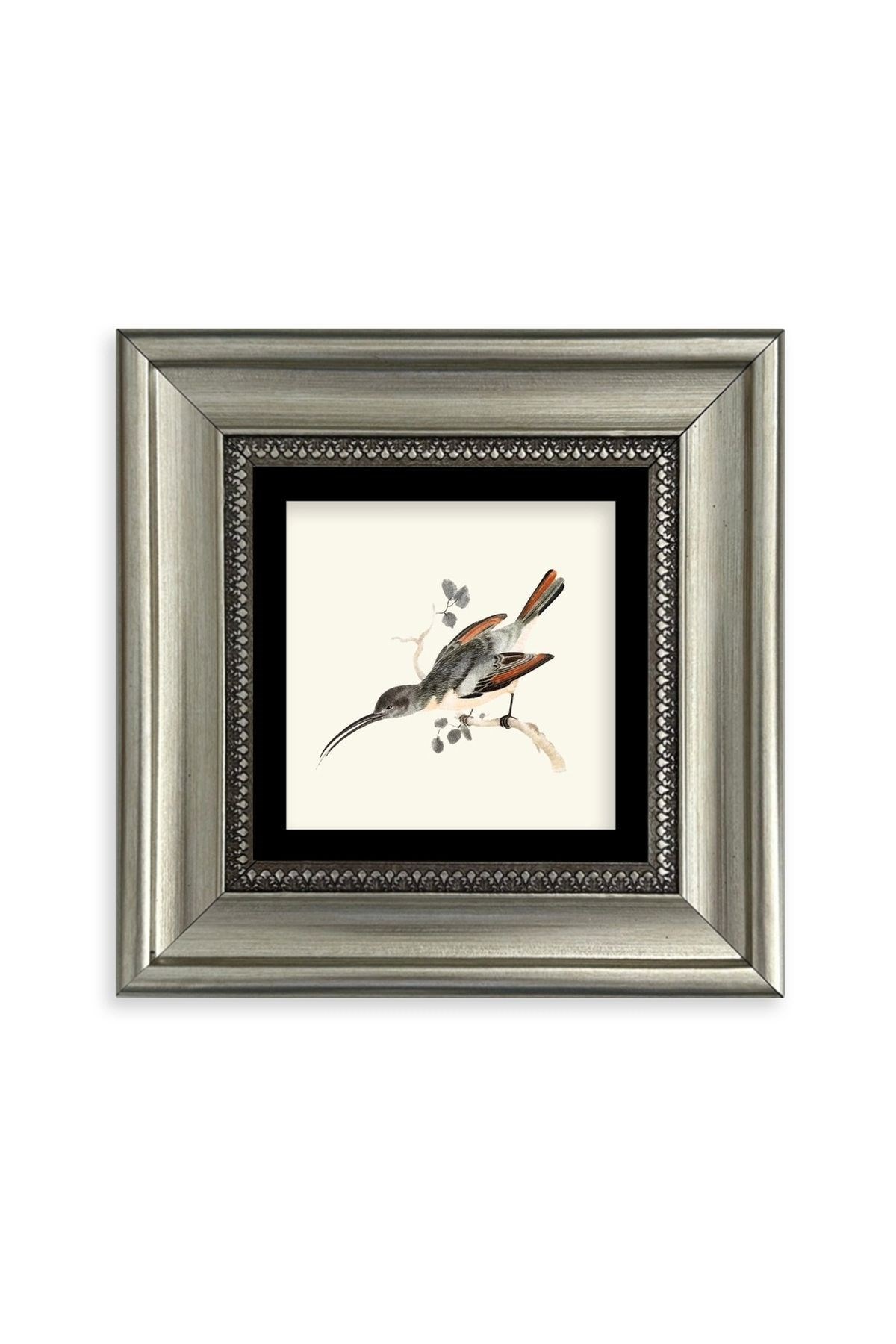 Uzun Gaga Çerçeveli Taş Tablo resmi