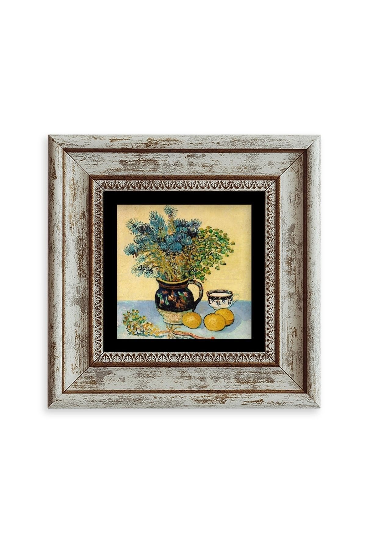 Van Gogh Çerçeveli Taş Tablo resmi