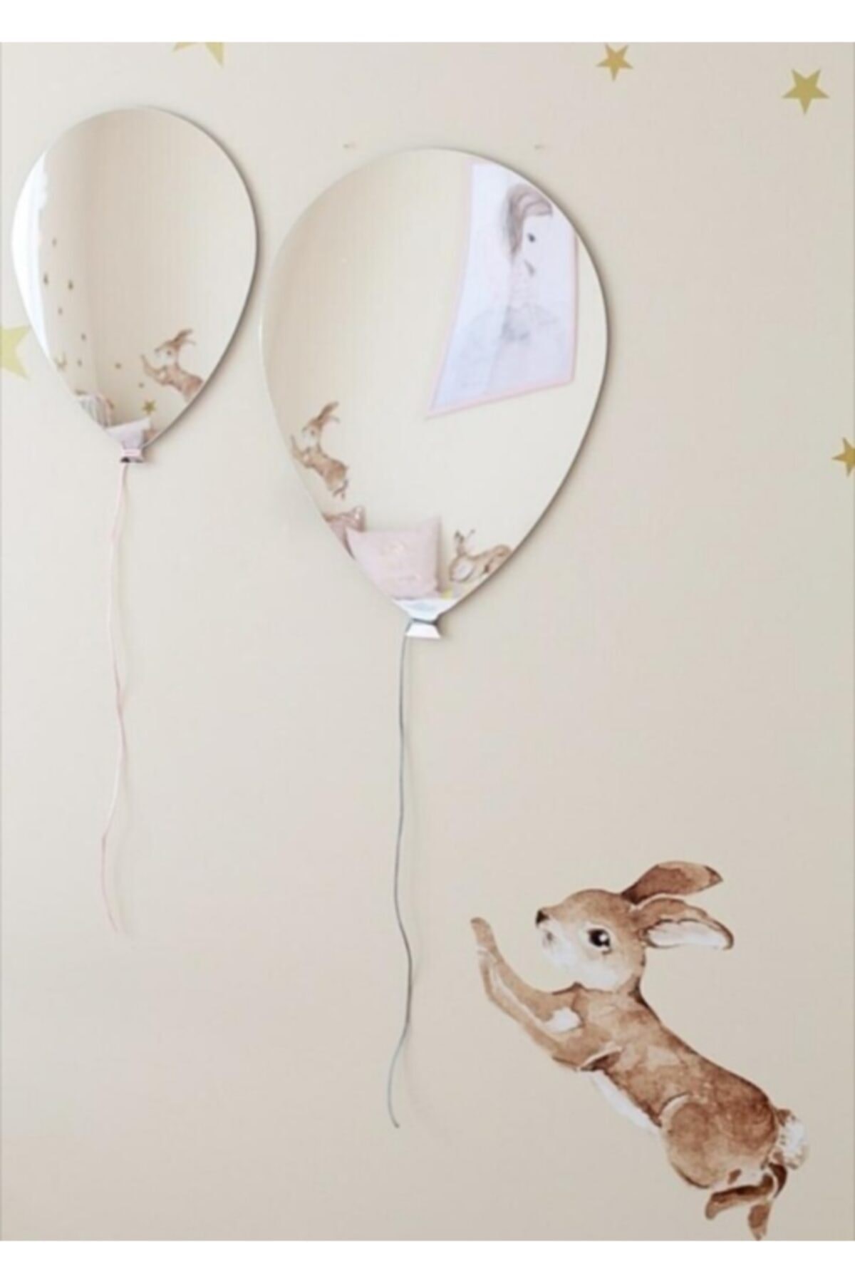 Balon Desen Duvar Dekoru resmi