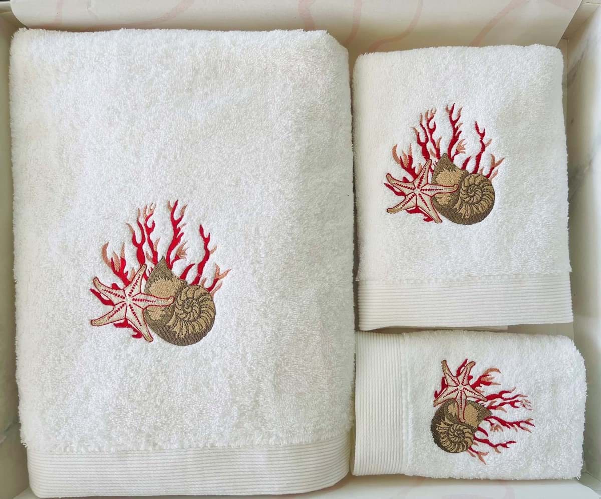 Picture of Coral Bath Towel Set