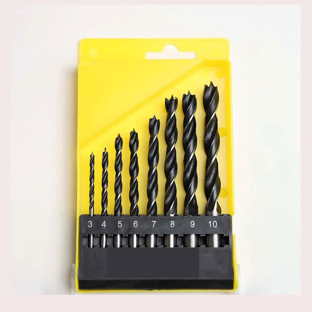 Ahşap Matkap Uç Seti 8 Adet Kutulu resmi