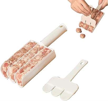 Buffer® Pratik 3lü Top Köfte Misket Köfte Yapma Aparatı Kalıp resmi