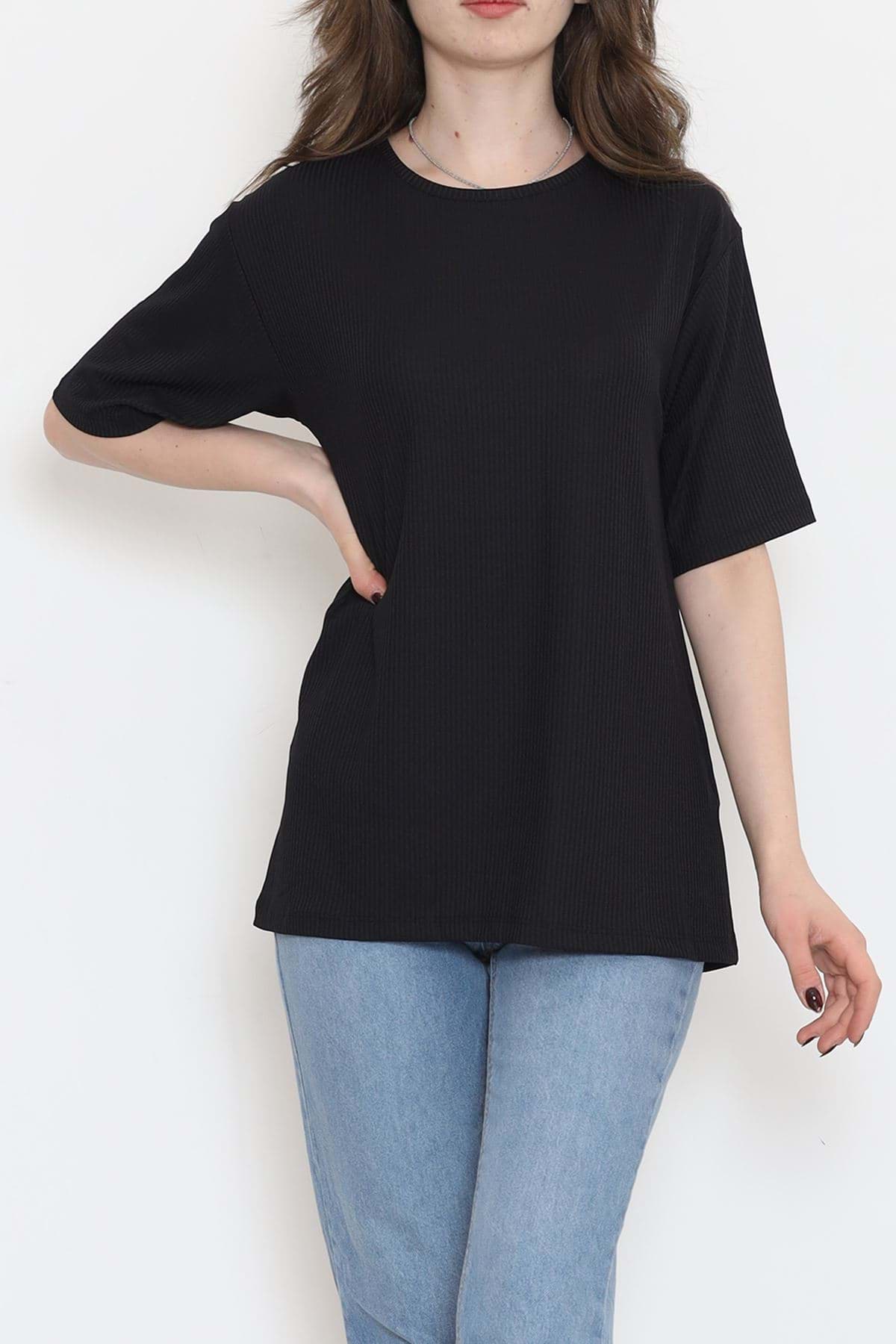 Salaş Tişört Siyah - 2411.555. resmi