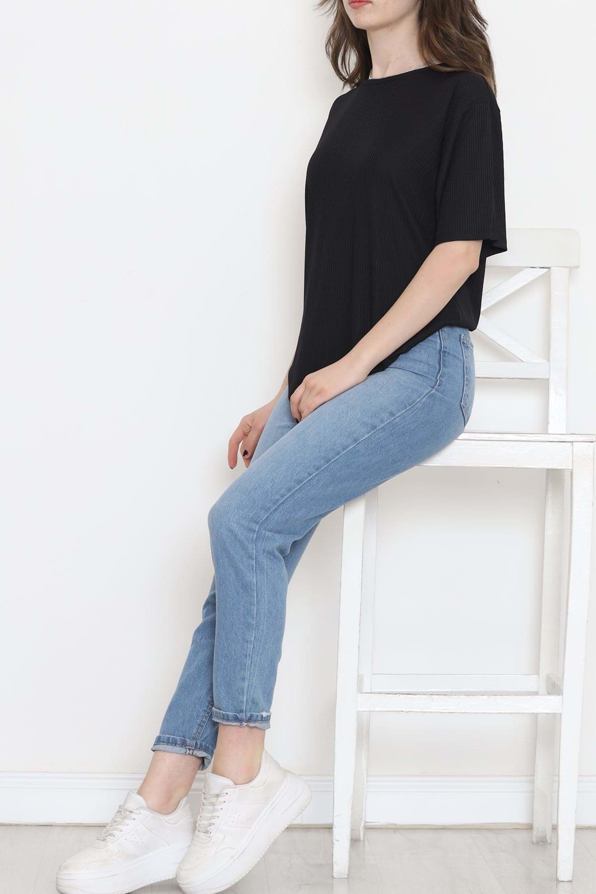 Salaş Tişört Siyah - 2411.555. resmi